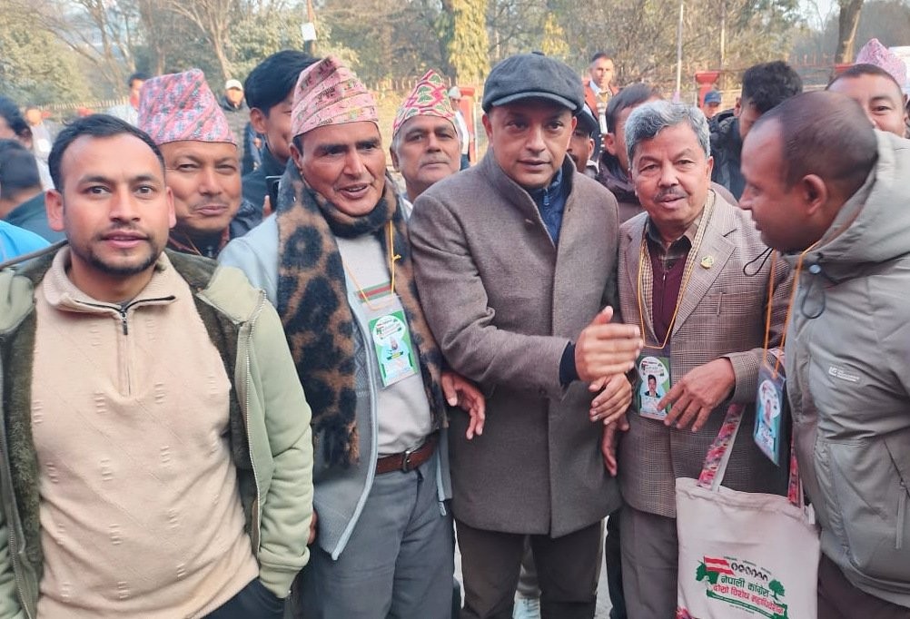 महामन्त्री थापा पुगे विशेष महाधिवेशन स्थल, बन्दसत्र सुरु हुँदै