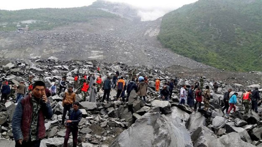 चीनको सिचुवानमा भीषण पहिरो, कयौँ बेपत्ता