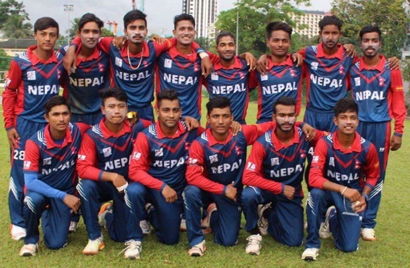 ओमानसँग खेल्दै नेपाल