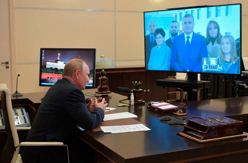 रसियाको संसदीय निर्वाचनमा पुटिनको पार्टी बहुमत नजिक