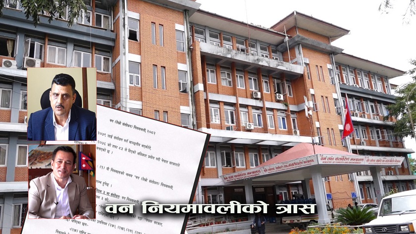 'निजी क्षेत्र तर्साउने गरी वन नियमावली ल्याउँदै सरकार’