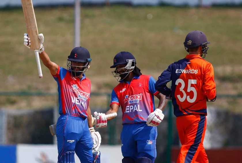 त्रिदेशीय टी–२० क्रिकेट : नेपाल सिरिज जित्ने दाउमा