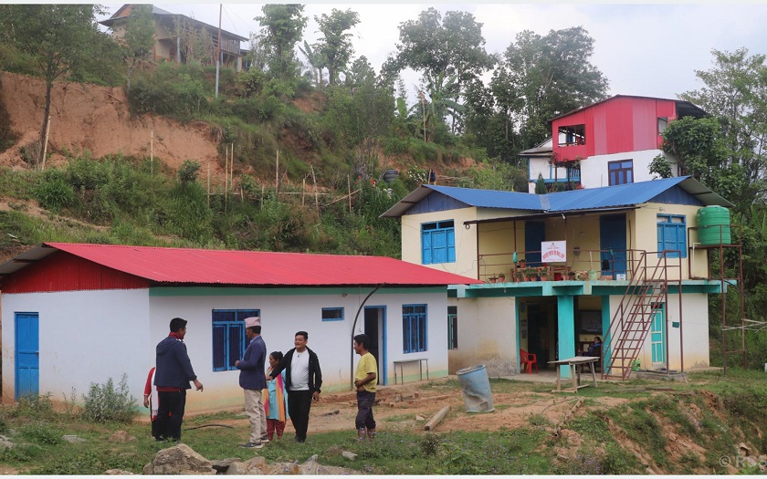 भोजपुरको कोटमा प्रसूति भवन निर्माण
