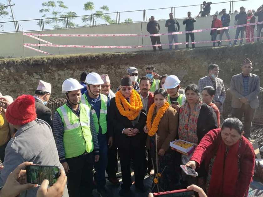 भरतपुर २६ दिव्यनगरमा खानेपानी आयोजनाको शिलान्यास