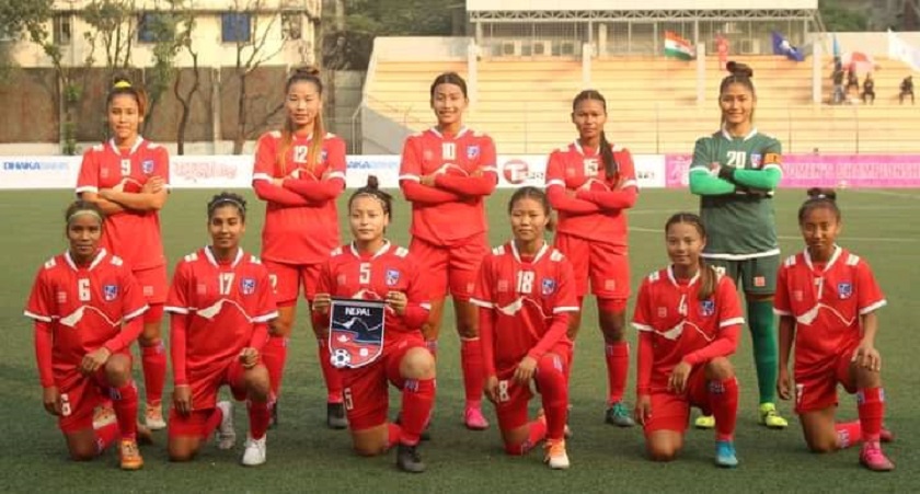 साफ महिला फुटबल च्याम्पियनसिप : आज नेपालले भूटानको सामना गर्दै