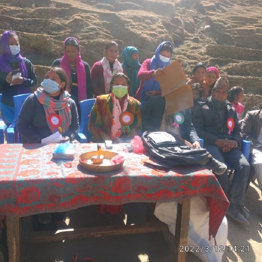 छोरीलाई सम्पती दिने परिवारलाई हिमागाउँपालिकाको सम्मान