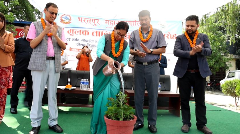 भरतपुरका ४ सय युवाहरुलाई लक्ष्ति गरी सीपमूलक तालिम सुरु