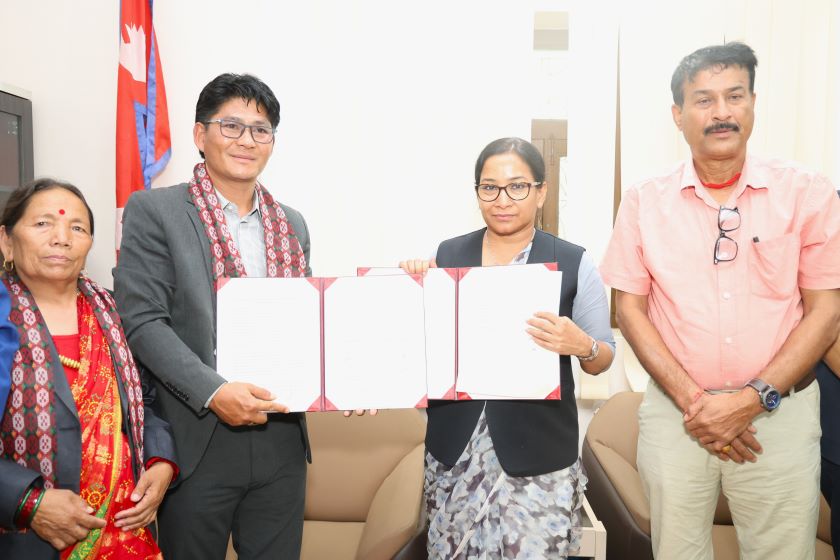 डोल्पाको मुड्केचुला गाउँपालिका र भरतपुर महानगरपालिकाबीच भगिनी सम्बन्ध कायम