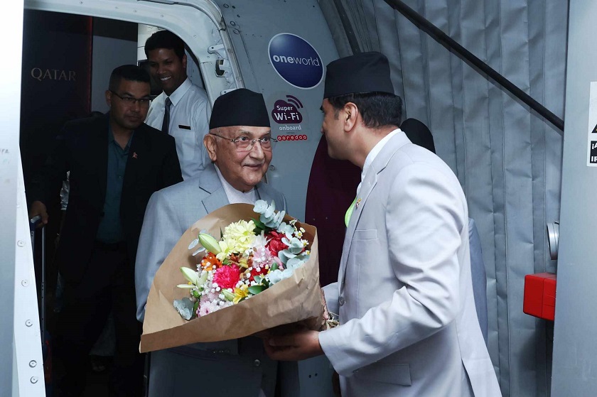 प्रधानमन्त्री ओली मेड्रिटमा