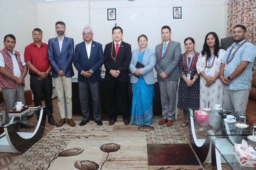 मुख्यमन्त्री कार्की र राष्ट्रसङ्घ खाद्य तथा कृषि संगठन नेपालका प्रतिनिधिबिच भेटवार्ता