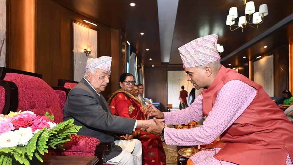 राष्ट्रपति पौडेलले गरे रक्षाबन्धन ग्रहण