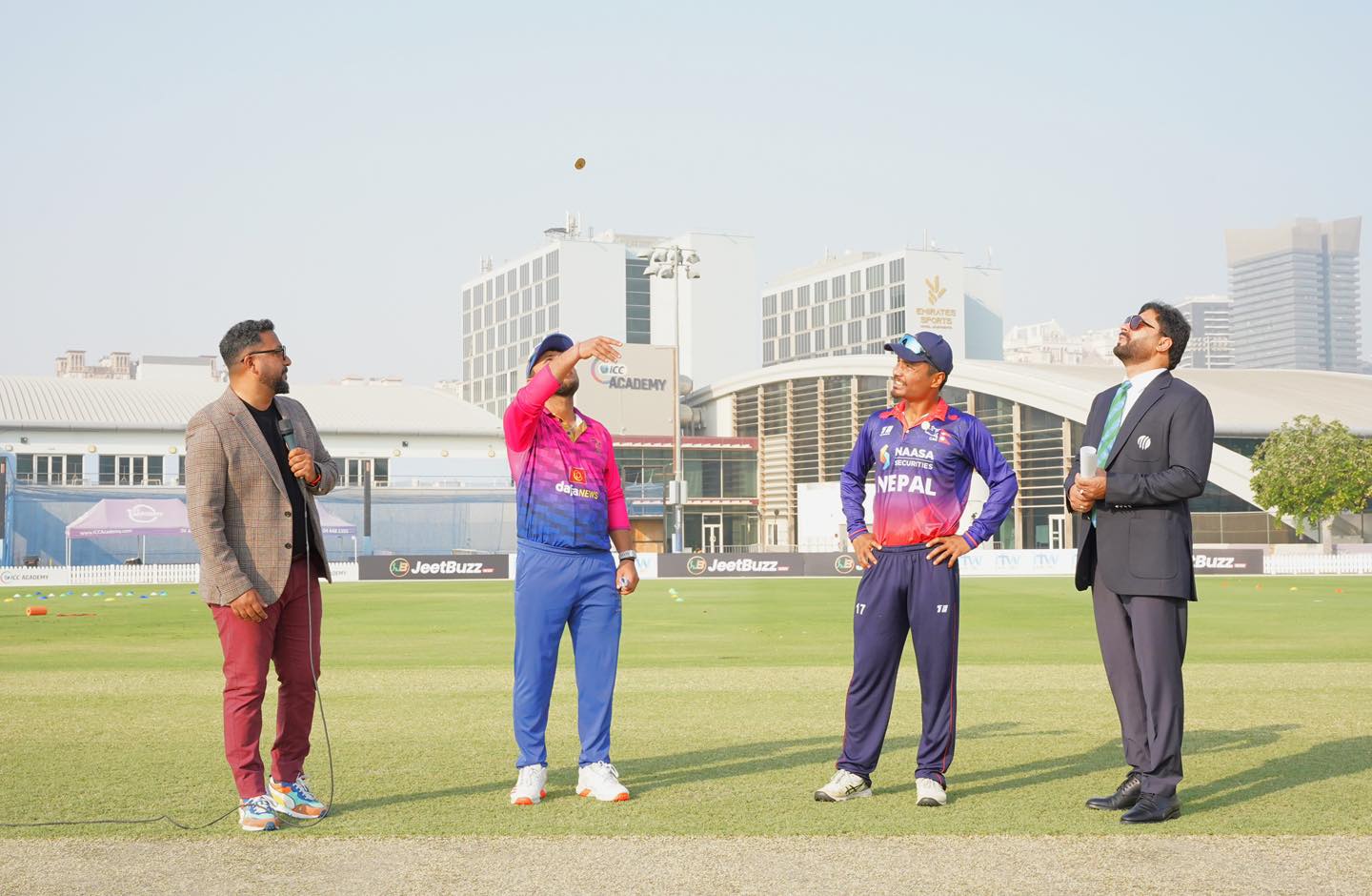 यूएईविरुद्ध पहिले ब्याटिङ गर्दै नेपाल