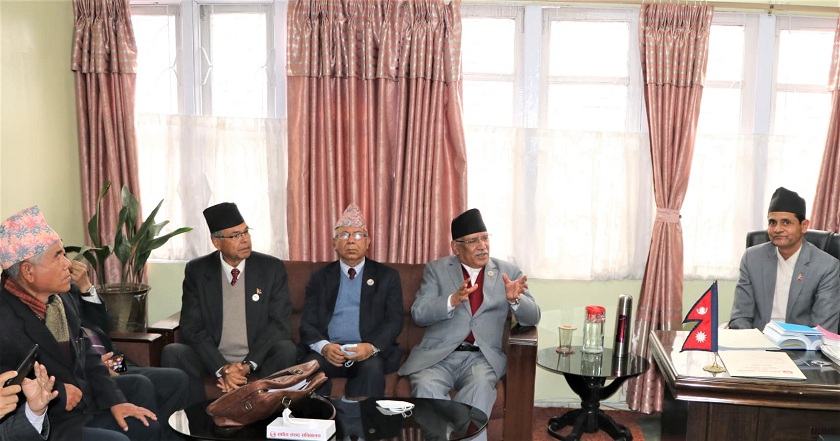 प्रचण्ड नेपाल समूहको जानकारी पत्र संसद् सचिवालयमा भयो दर्ता