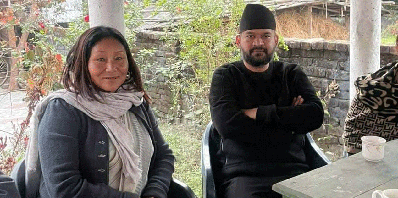 झापामा इन्दिरा राना मगरसँग बालेनको भेट