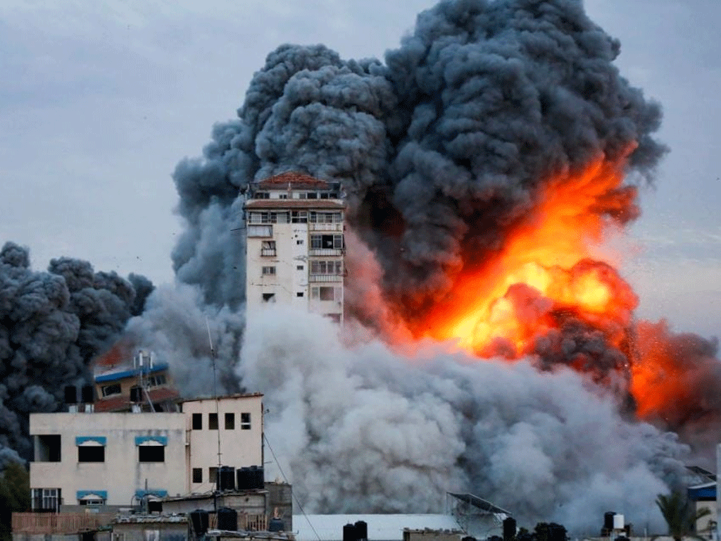 गाजामा भएको इजरायली आक्रमणमा सात जनाको मृत्यु