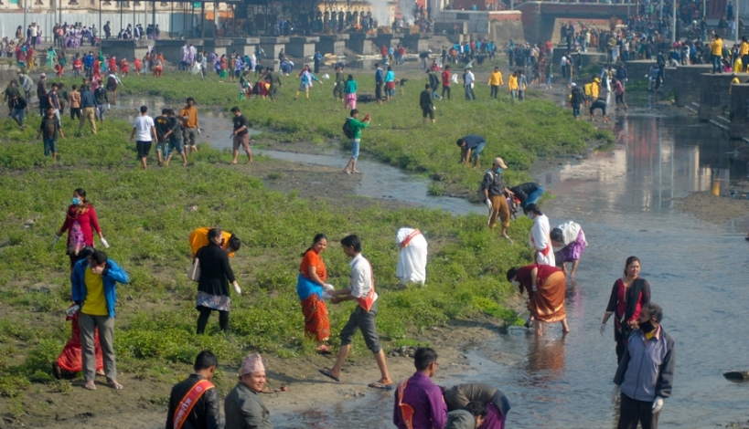 वाग्मती सफाइ महाअभियान ४१४ औँ हप्तामा