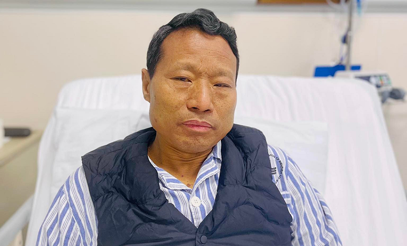 चीनमा उपचार गराइरहेका वर्षमान पुन १ असारमा स्वदेश फर्कने