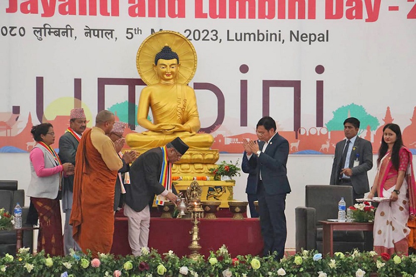 लुम्बिनीको सम्भावना असीमित छ, वृहत्तर गुरुयोजना थालनी गर्छौ : प्रधानमन्त्री प्रचण्ड