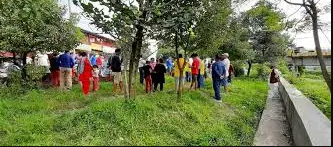 गुह्येश्वरीमुनिको वाग्मती किनारमा सफाइसँगै गुर्जोरोपण