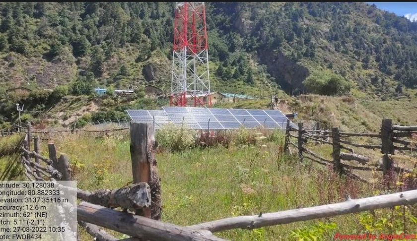 नेपाल टेलिकमले गर्यो दार्चुलाको विकट स्थान छाङरुमा फोरजी सेवा शुभारम्भ