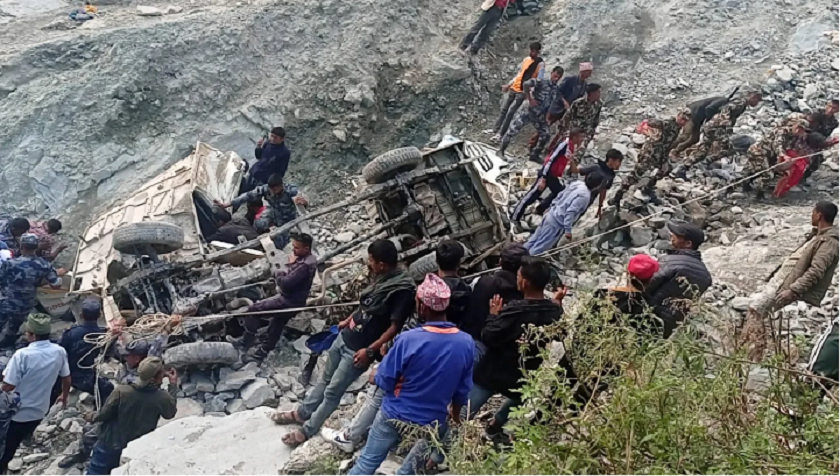 बझाङमा जीप दुर्घटना : छ जनाको मृत्यु, चारको पहिचान खुल्यो