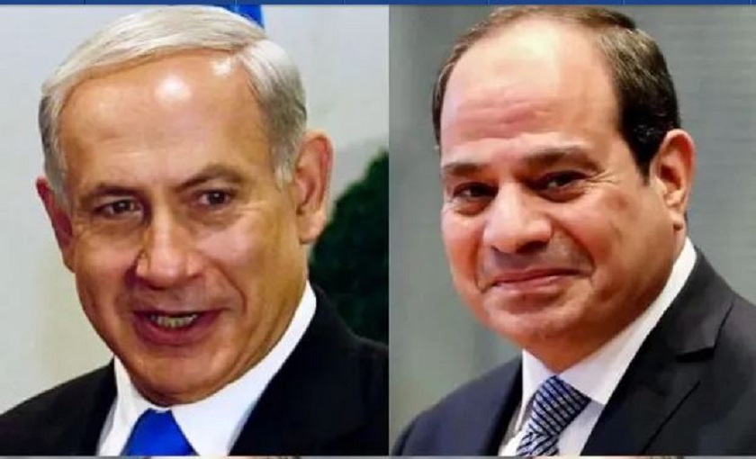 इजरायली प्रधानमन्त्री र इजिप्टका राष्ट्रपतिबीच टेलिफोन वार्ता
