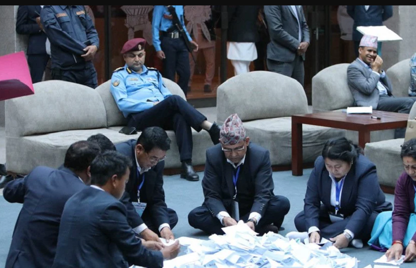 उपराष्ट्रपति निर्वाचनको मतगणना सुरु