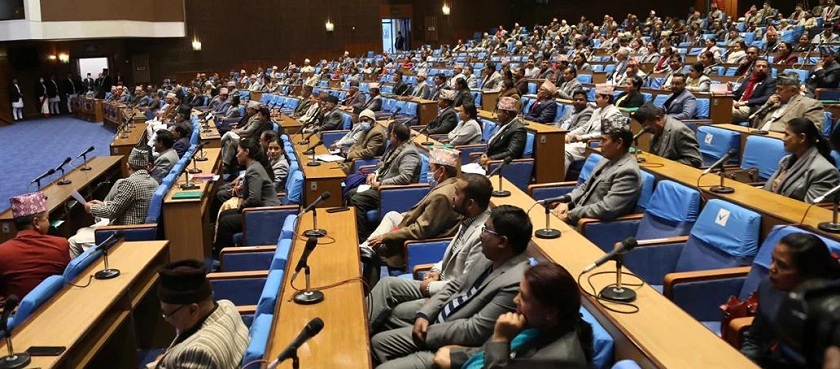 प्रतिनिधिसभा बैठकमा पूर्वाधार निर्माणको काम समयमा सम्पन्न गर्न सांसदहरुको माग