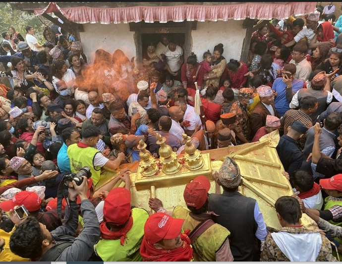नुवाकोटमा मनाइयो सिन्दुरे जात्रा