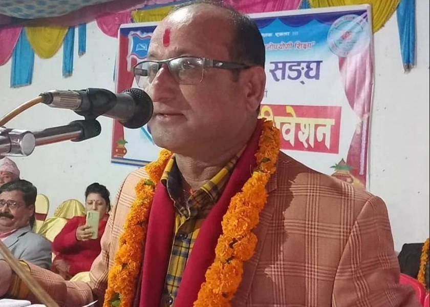 नेपाल शिक्षक संघको अध्यक्षमा सोमनाथ गिरी निर्वाचित