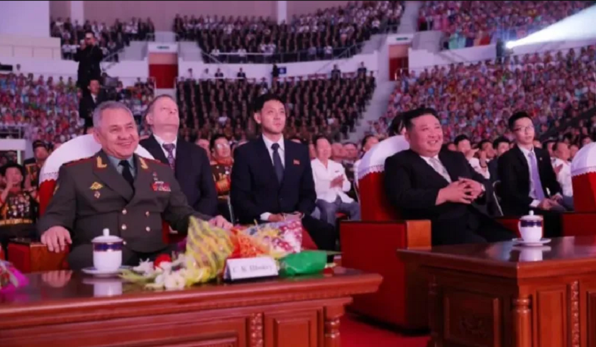 उत्तर कोरियाली नेता किम र रुसी रक्षामन्त्री साइगुबीच भेटवार्ता