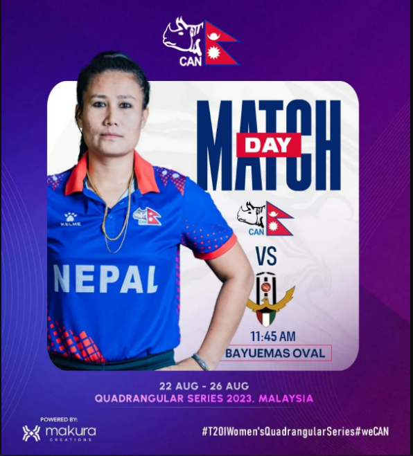 महिला टि–२० क्रिकेट : आज कुवेतसंग प्रतिस्पर्धा गर्दै नेपाल