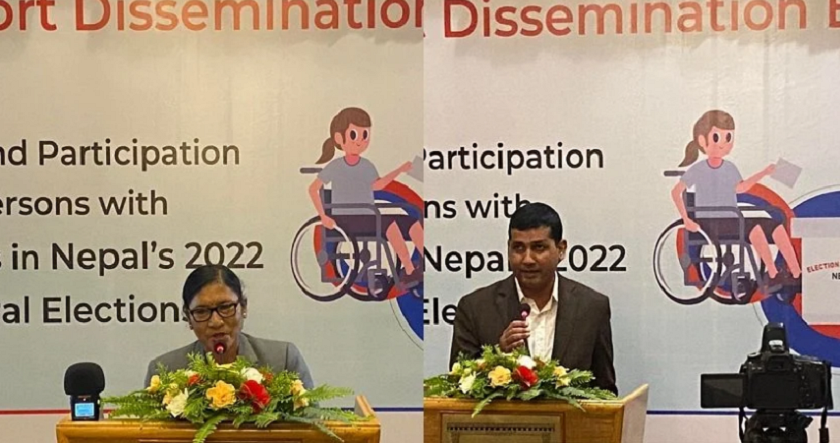 ‘अस्थायी ठेगानाबाट पनि अपाङ्गता भएका व्यक्तिलाई मतदान गर्ने कानुनी व्यवस्था गर्न माग’
