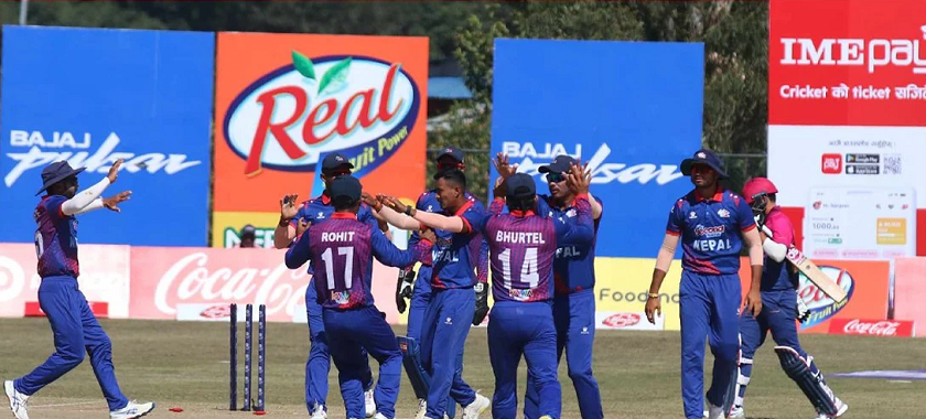 यूएईलाई हराउँदै नेपाल टी-२० विश्वकपमा  छनोट