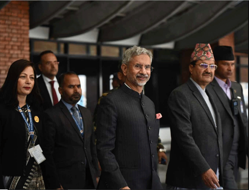 काठमाडौँ आइपुगे भारतका विदेशमन्त्री जयशंकर