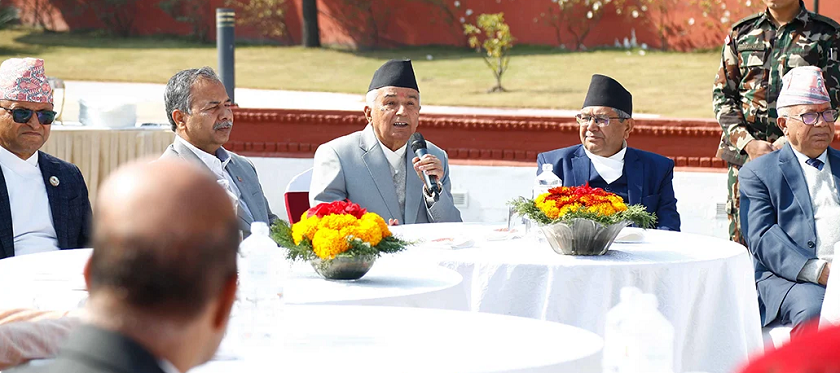 संविधान कार्यान्वयनमा जाऔं, जनताको निराशा आशामा परिणत गरौं : राष्ट्रपति पौडेल