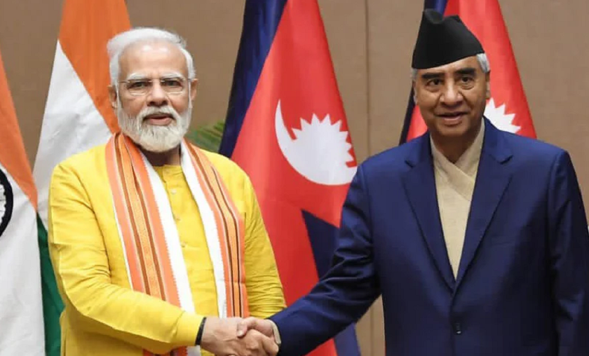 'जय श्री राम' भन्दै देउवाले दिए भारतीय प्रधानमन्त्री मोदीलाई बधाई