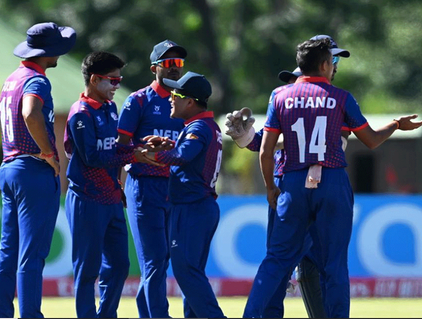अफगानिस्तानविरुद्ध नेपाललाई पाँचौ सफलता, आकाश चन्दले लिए ४ विकेट