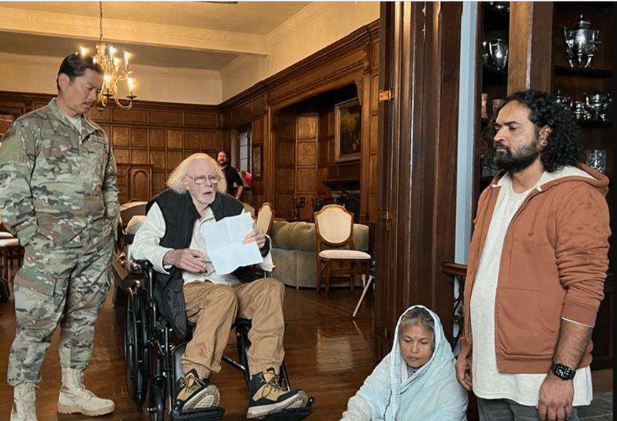 सकियो ‘द वल्र्ड ह्यपियस्ट म्यान’ को छायाङ्कन