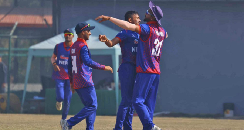 क्यानडाविरुद्धको दोस्रो एकदिवसीयमा नेपाल ४ विकेटले विजयी