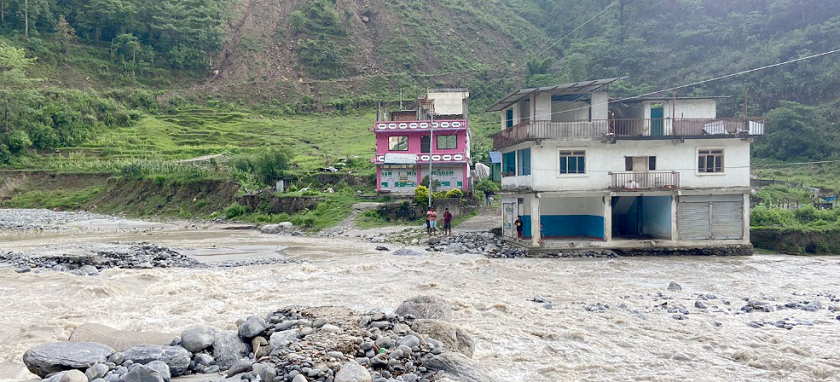 मेलम्ची नदीको जलसतह बढ्यो, तटीय क्षेत्रमा सतर्कता अपनाउन आग्रह