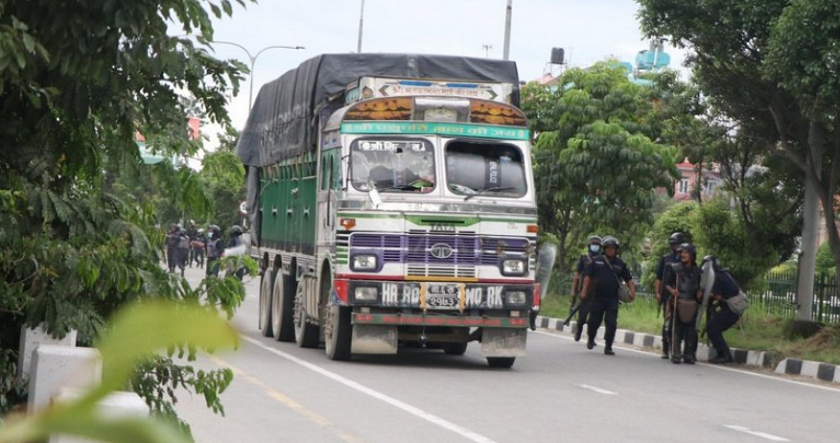 गठ्ठाघर दुर्घटनामा पक्राउ परेका ट्रक चालक कारागार चलान