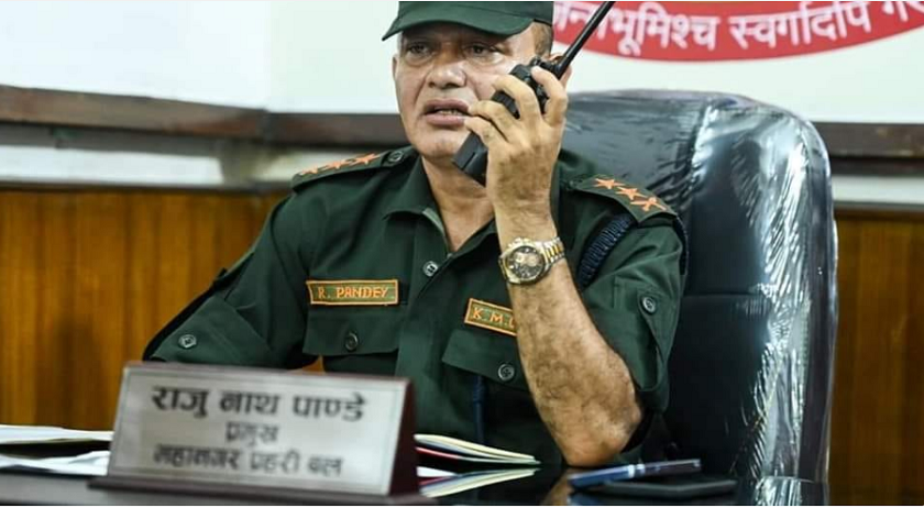 स्पष्टीकरणमा परे काठमाडौँ महानगर प्रहरी बलका प्रमुख पाण्डे