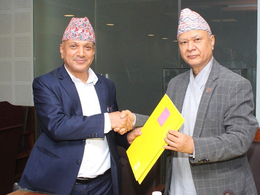 शिक्षा मन्त्री पन्त र सचिव पौडेलबीच कार्यसम्पादन सम्झौता