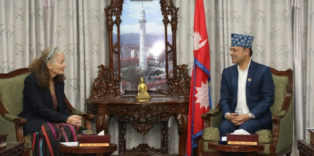 सभामुख अर्याल र राष्ट्रसंघीय संयोजक याहियाबिच भेटवार्ता