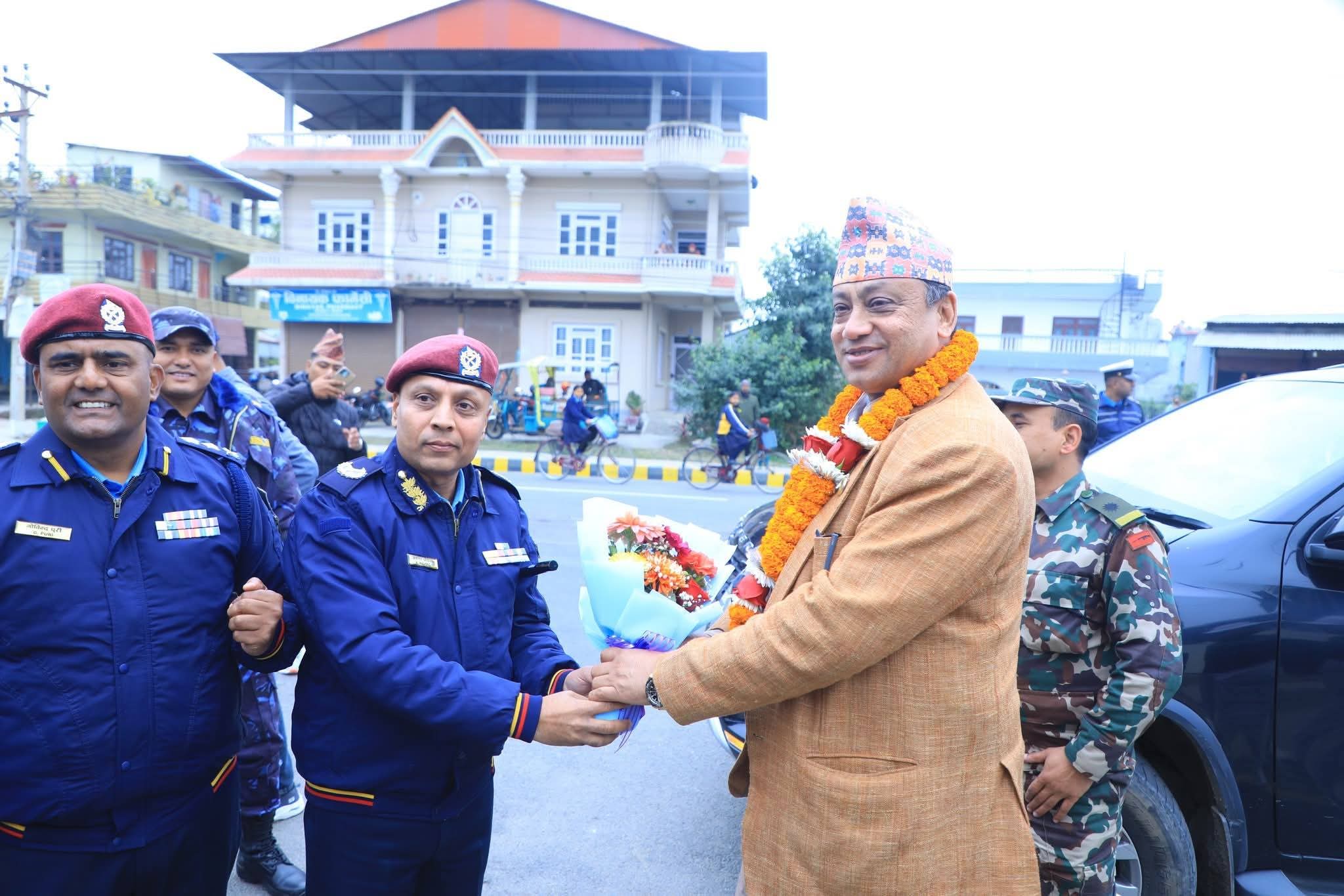इलाका प्रहरी कार्यालय खैरहनीको नव–निर्मित भवन समुद्घाटन