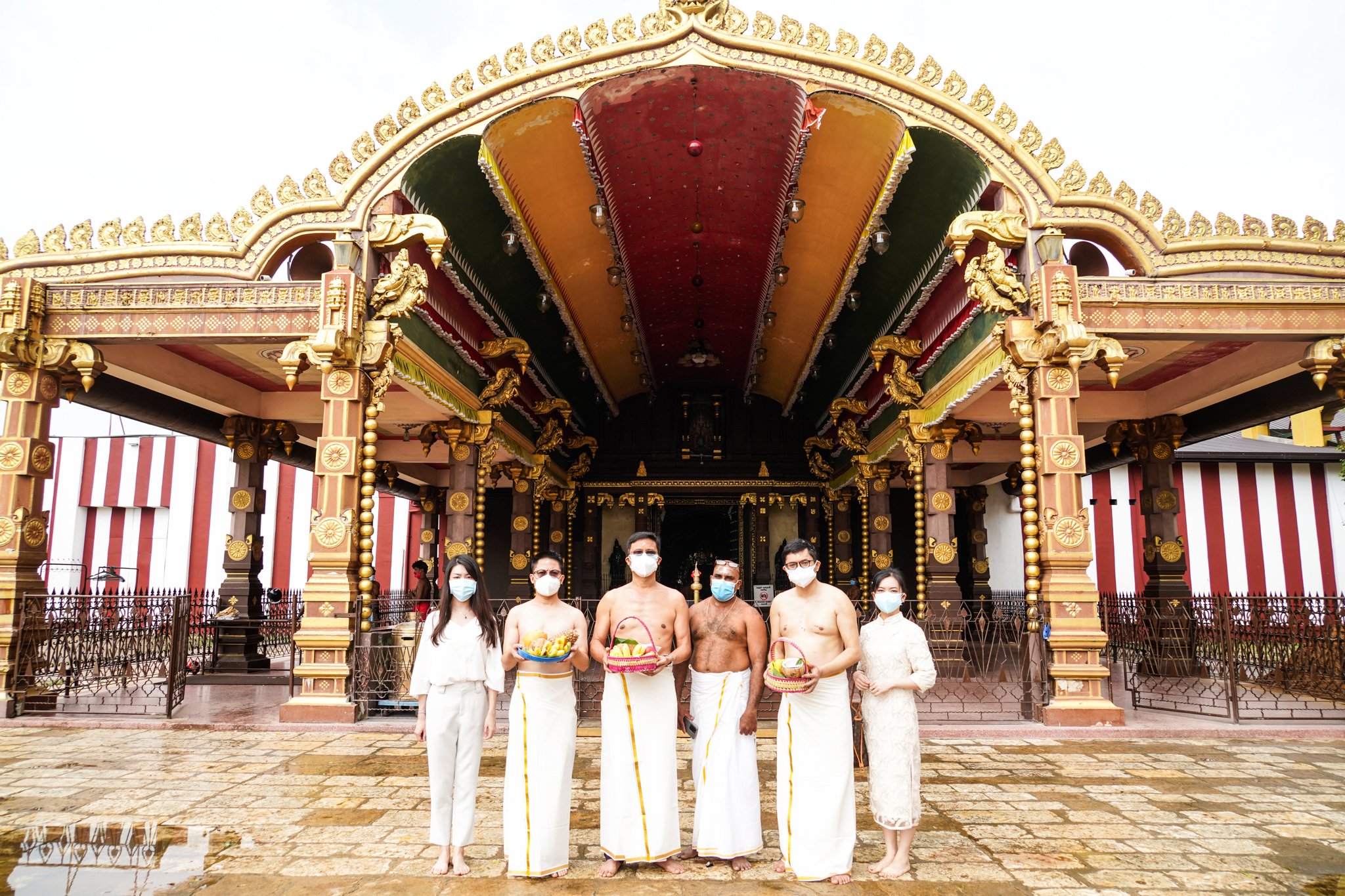 श्रीलंकामा जब चिनियाँ राजदूत धोती लगाएर मन्दिर दर्शन गर्न पुगे
