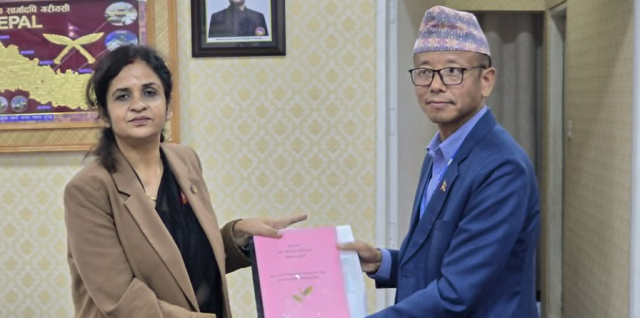 चिया निर्यातका अवरोध समाधान गर्न गठित कार्यदलको प्रतिवेदन सरकारलाई बुझाइयो