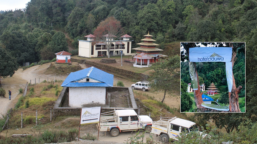 रेसुङ्गामा धर्मशालाको भवन होटललाई दिने सम्झौता विवादमा, रद्द गर्न सरोकारवालाको माग