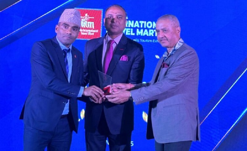 नेपाल उत्कृष्ट साहसिक पर्यटन गन्तव्यको रुपमा भारतमा सम्मानित